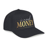 I Need Money Baseball Cap — Bold Gold Statement Hat