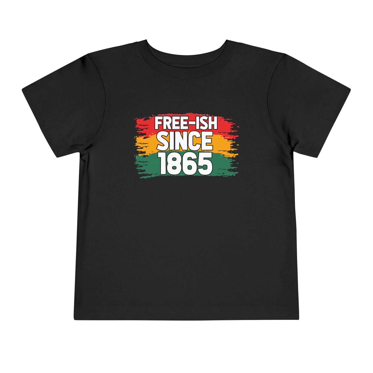 Toddler Tee "Free-ish Since 1865" Rasta Pride Kids T-Shirt