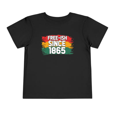 Toddler Tee "Free-ish Since 1865" Rasta Pride Kids T-Shirt