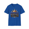 Birthday King T-Shirt — Crown Graphic Birthday Tee for Men