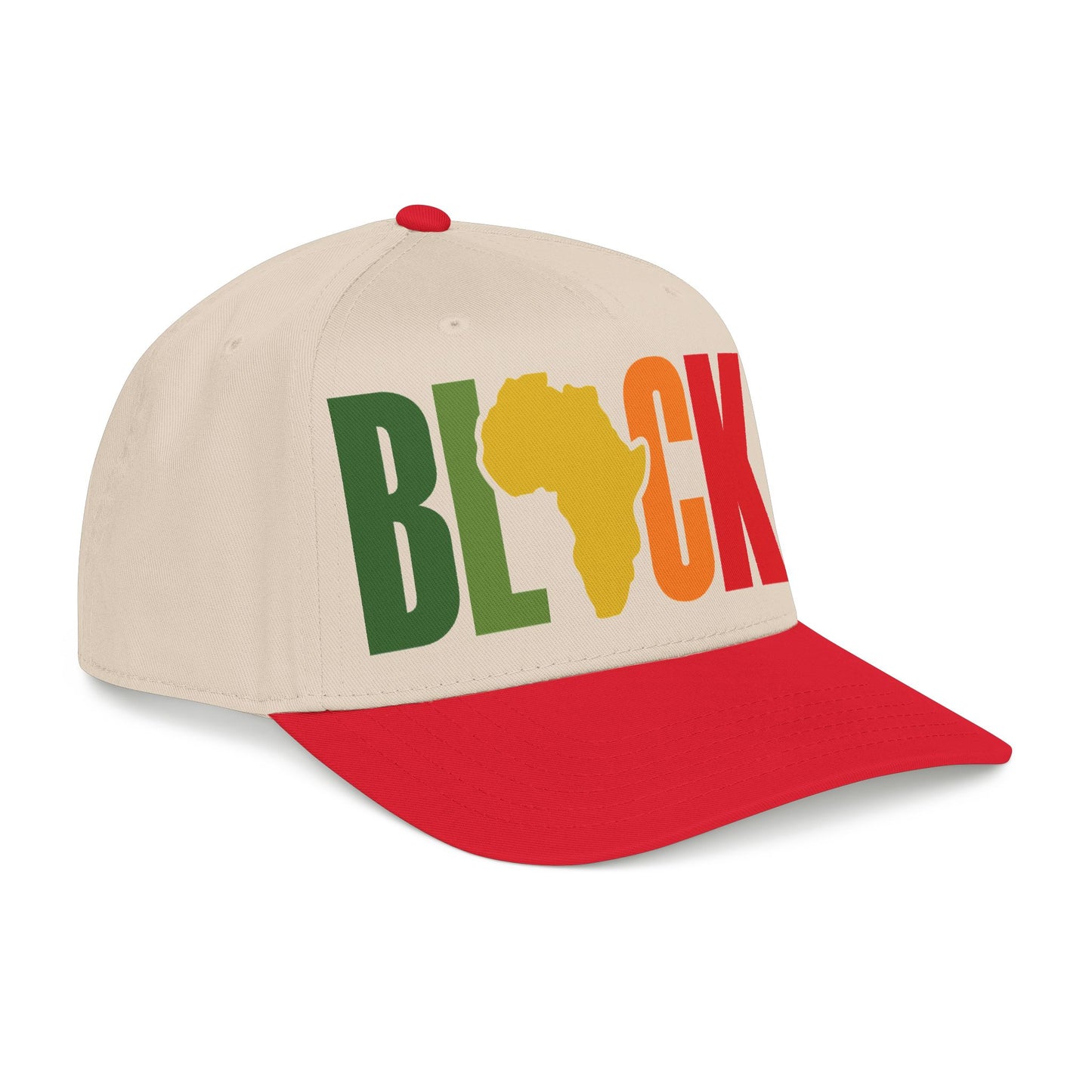 Black Pride Baseball Cap – Africa Silhouette Rasta Colors