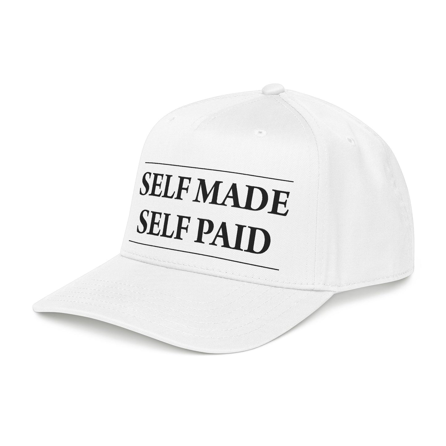 Self Made Self Paid Baseball Cap — Motivational Entrepreneur Hat