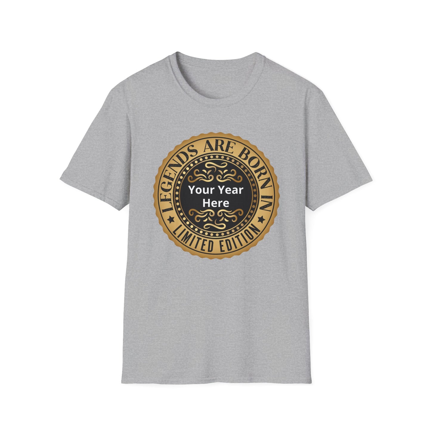 Legends Are Born In [Year] T-Shirt — Personalized Birthday Tee