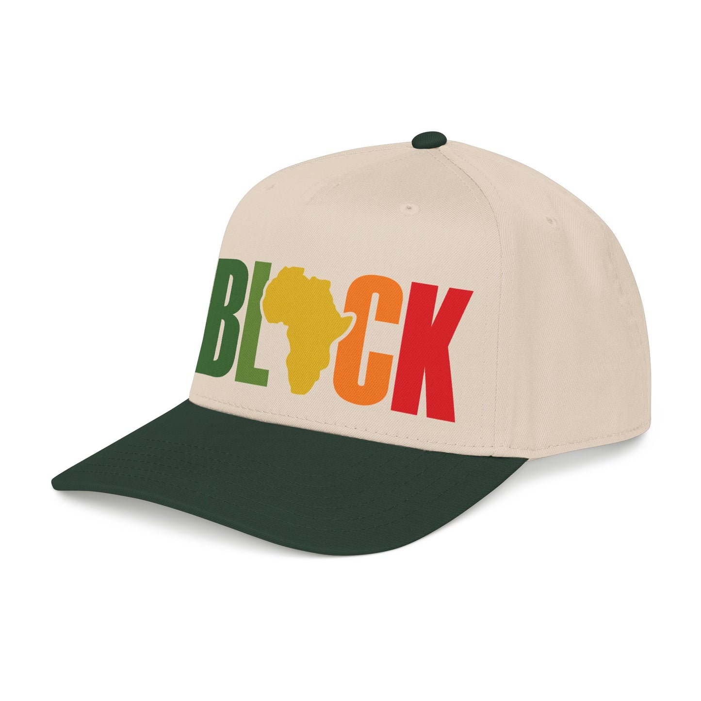 Black Pride Baseball Cap – Africa Silhouette Rasta Colors
