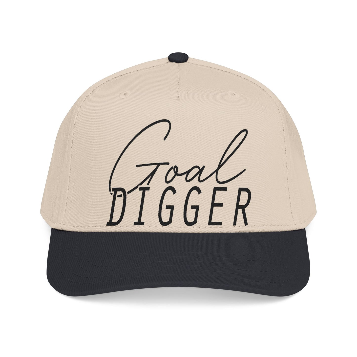 Goal Digger Baseball Cap — Motivational Script Embroidered Hat