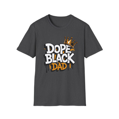 Dope Black Dad T-Shirt — Crowned Street-Style Father's Day Tee