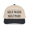 Self Made Self Paid Baseball Cap — Motivational Entrepreneur Hat