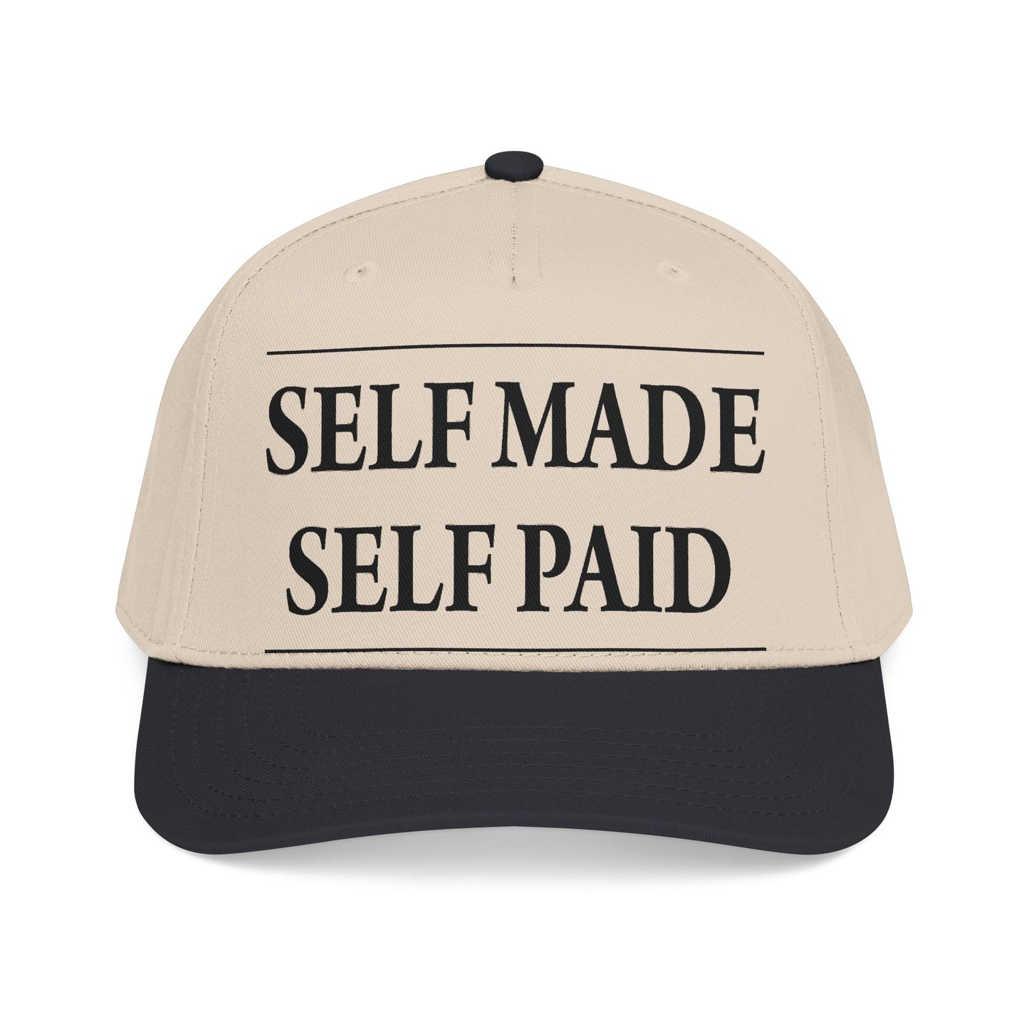 Self Made Self Paid Baseball Cap — Motivational Entrepreneur Hat