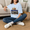 Birthday King T-Shirt — Crown Graphic Birthday Tee for Men