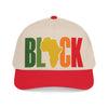 Black Pride Baseball Cap – Africa Silhouette Rasta Colors