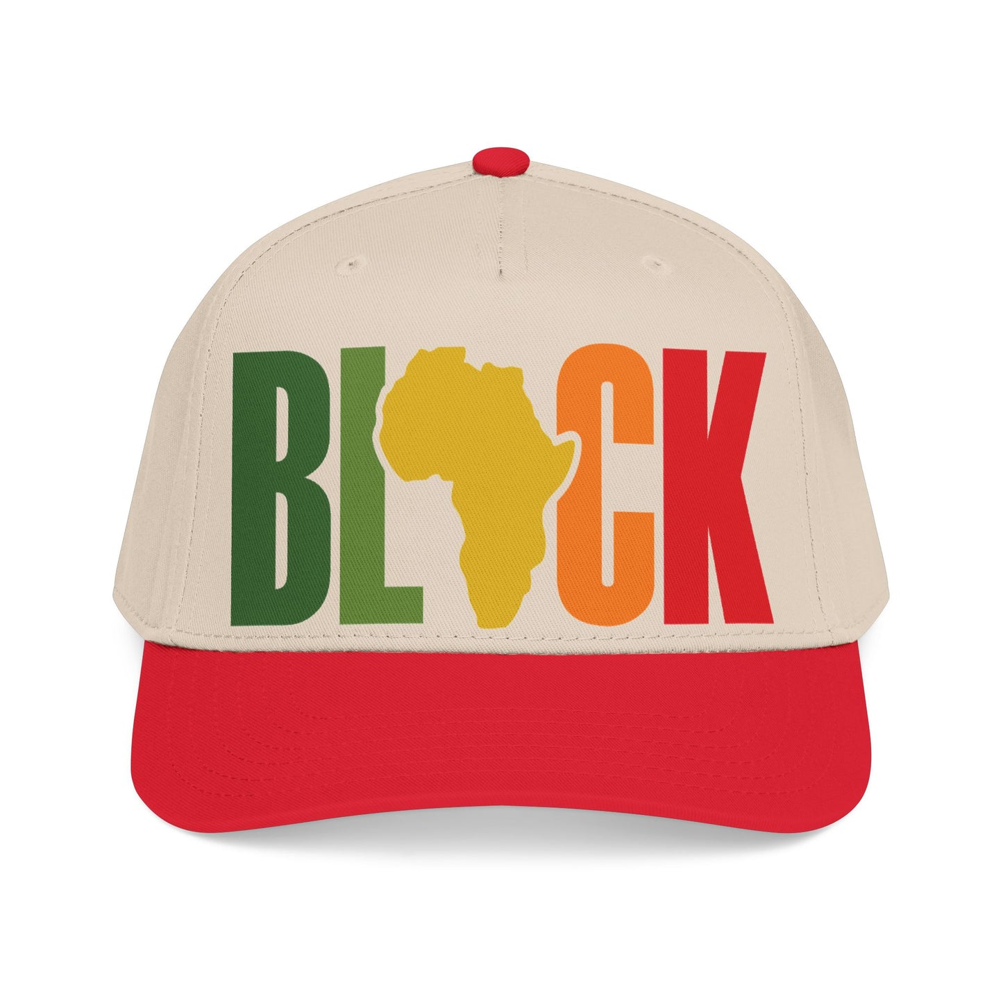 Black Pride Baseball Cap – Africa Silhouette Rasta Colors