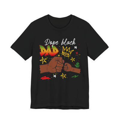 Dope Black Dad T-Shirt – Father & Son Fist Bump Tee