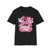 Graphic T-Shirt — Pink Glam Queen Collage Tee Customizable Text and Photo