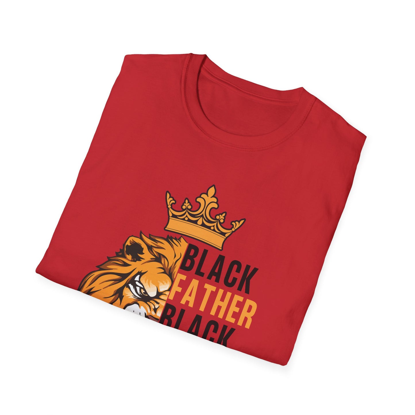 Black Father Black Leader Black King T-Shirt — Lion Crown Pride Tee