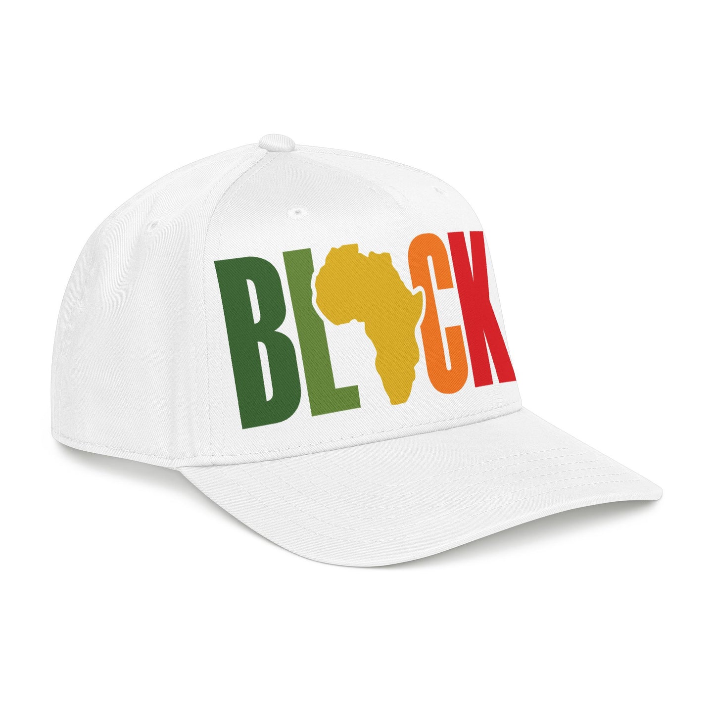 Black Pride Baseball Cap – Africa Silhouette Rasta Colors