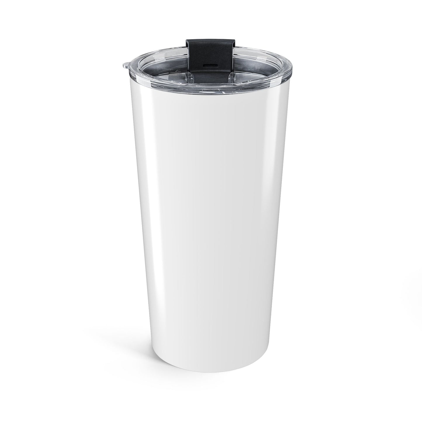 20oz Queen Tumbler — Black Woman on Throne with White Tiger Design