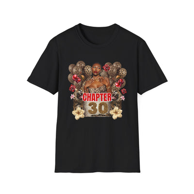 Personalized Photo and Age Leopard Birthday T‑Shirt