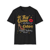 This Queen Was Born in October T-Shirt — Birthday Crown & Lip Print