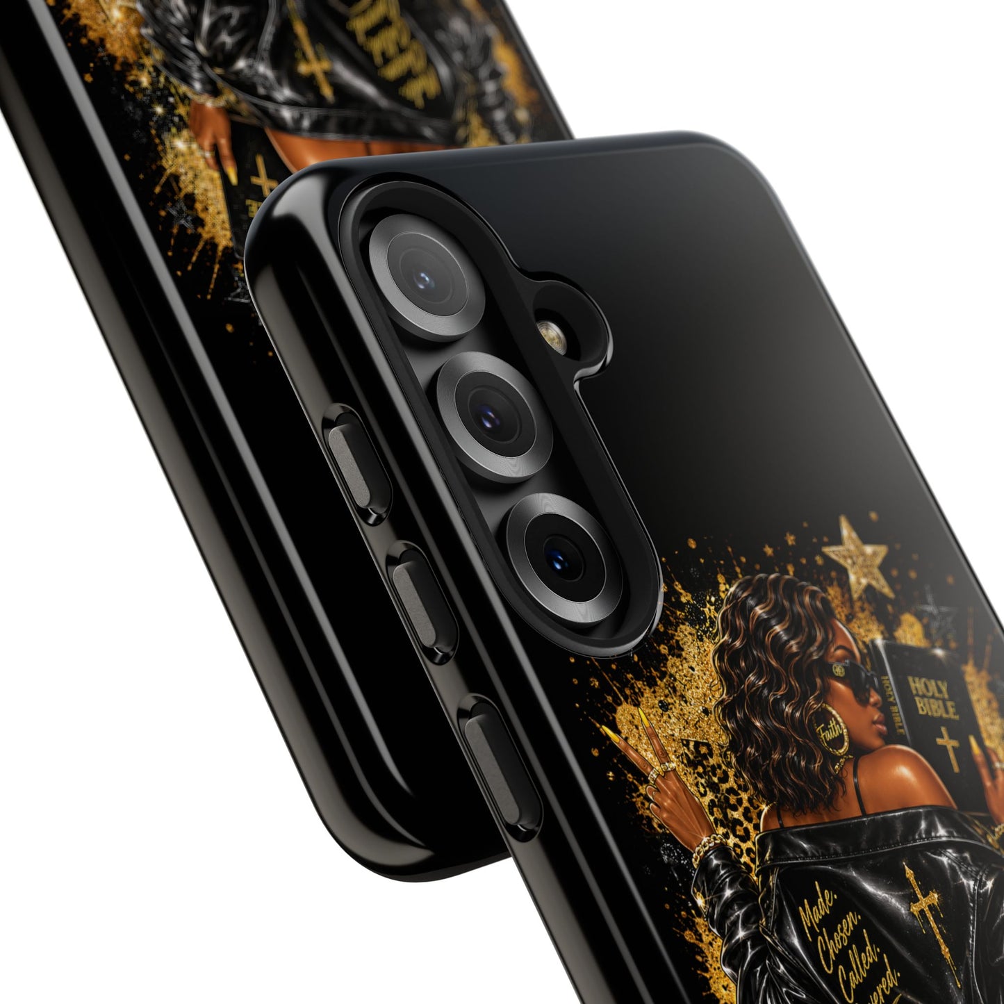 Child of the Most High God Phone Case — Christian Faith Black Protective Case