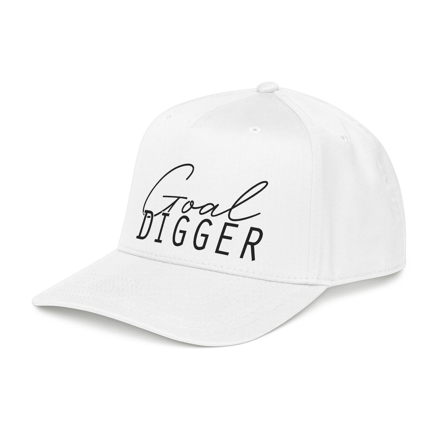 Goal Digger Baseball Cap — Motivational Script Embroidered Hat