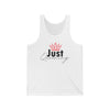 Just Queening Tank Top — Feminine Crown Graphic Tank for Pride, Bachelorette & Confidence