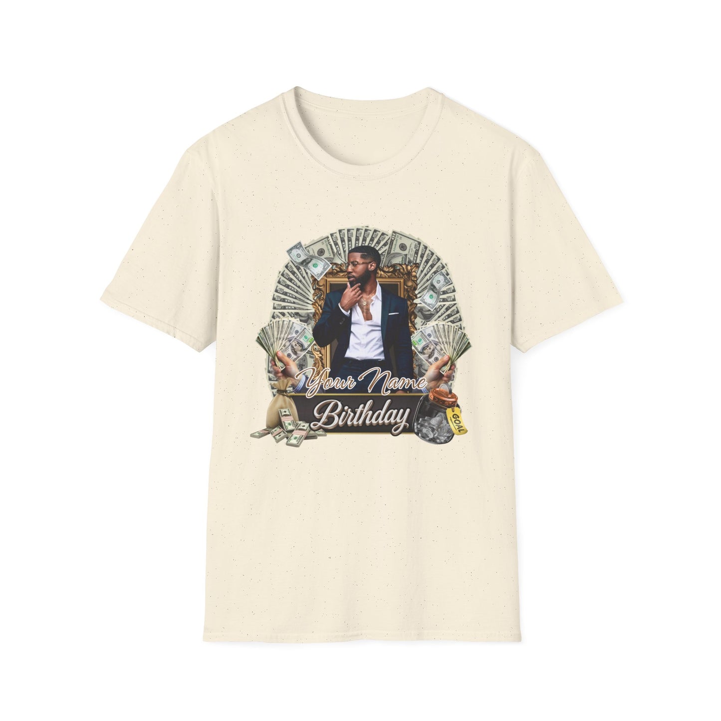 Custom Photo Name T-Shirt — Personalized Graphic Tee with Your Photo and Name