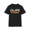 Dope By Default Graphic T-Shirt — Retro Sunset Design