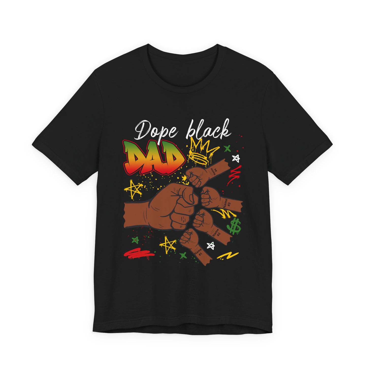 Dope Black Dad T-Shirt – Father & Son Fist Bump Tee