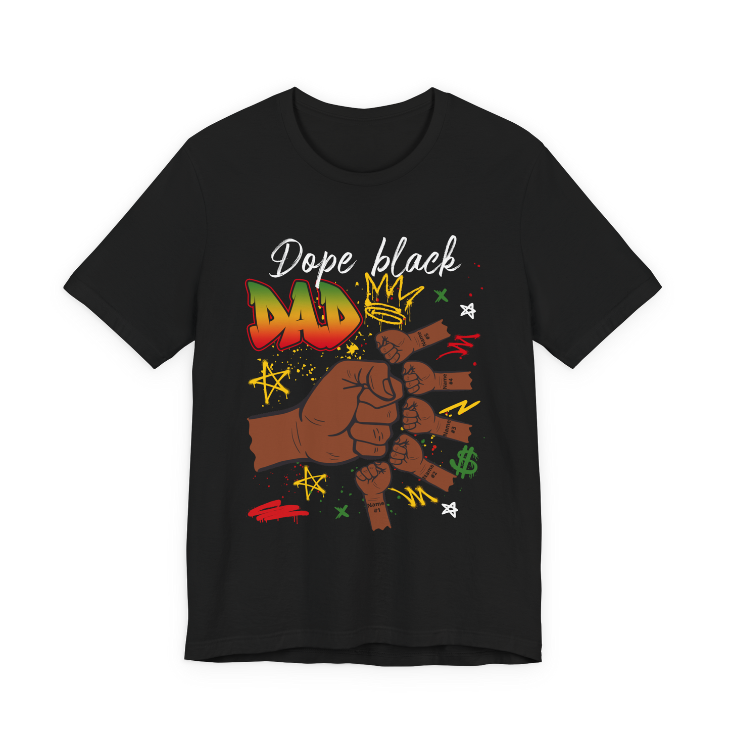 Dope Black Dad T-Shirt – Father & Son Fist Bump Tee