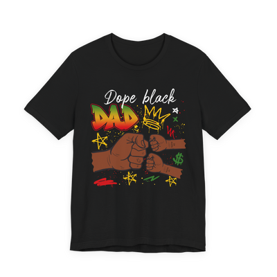 Dope Black Dad T-Shirt – Father & Son Fist Bump Tee
