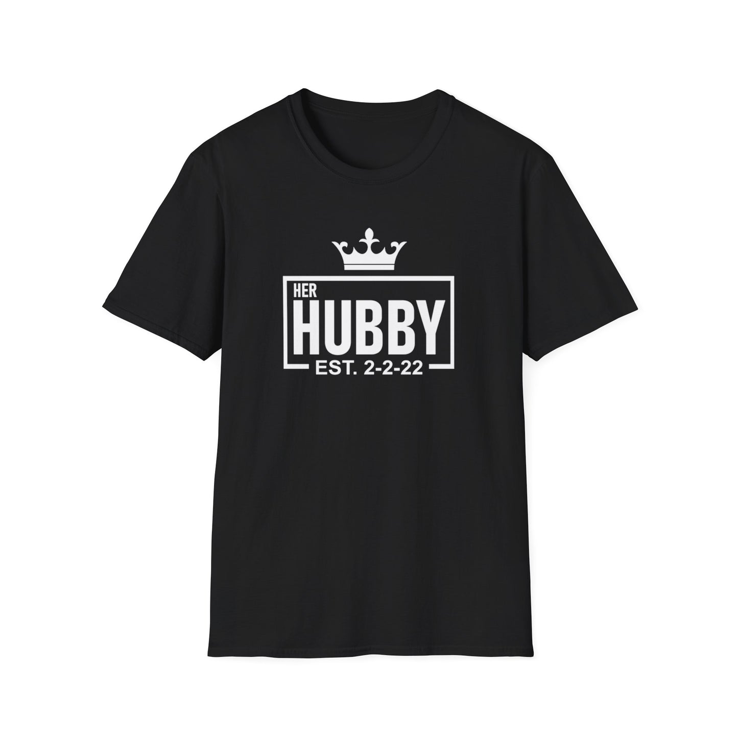 Hubby/Wifey Customizable Anniversary Crown T-Shirt