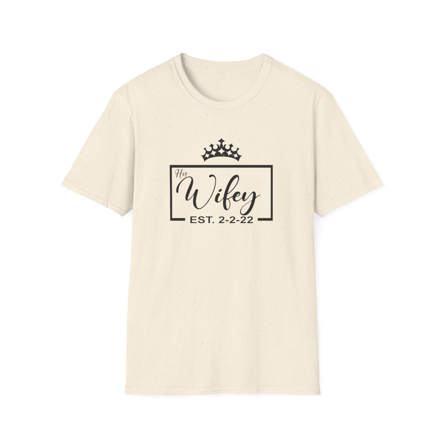 Hubby/Wifey Customizable Anniversary Crown T-Shirt
