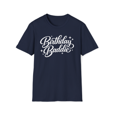 Birthday Baddie Glitter T-Shirt