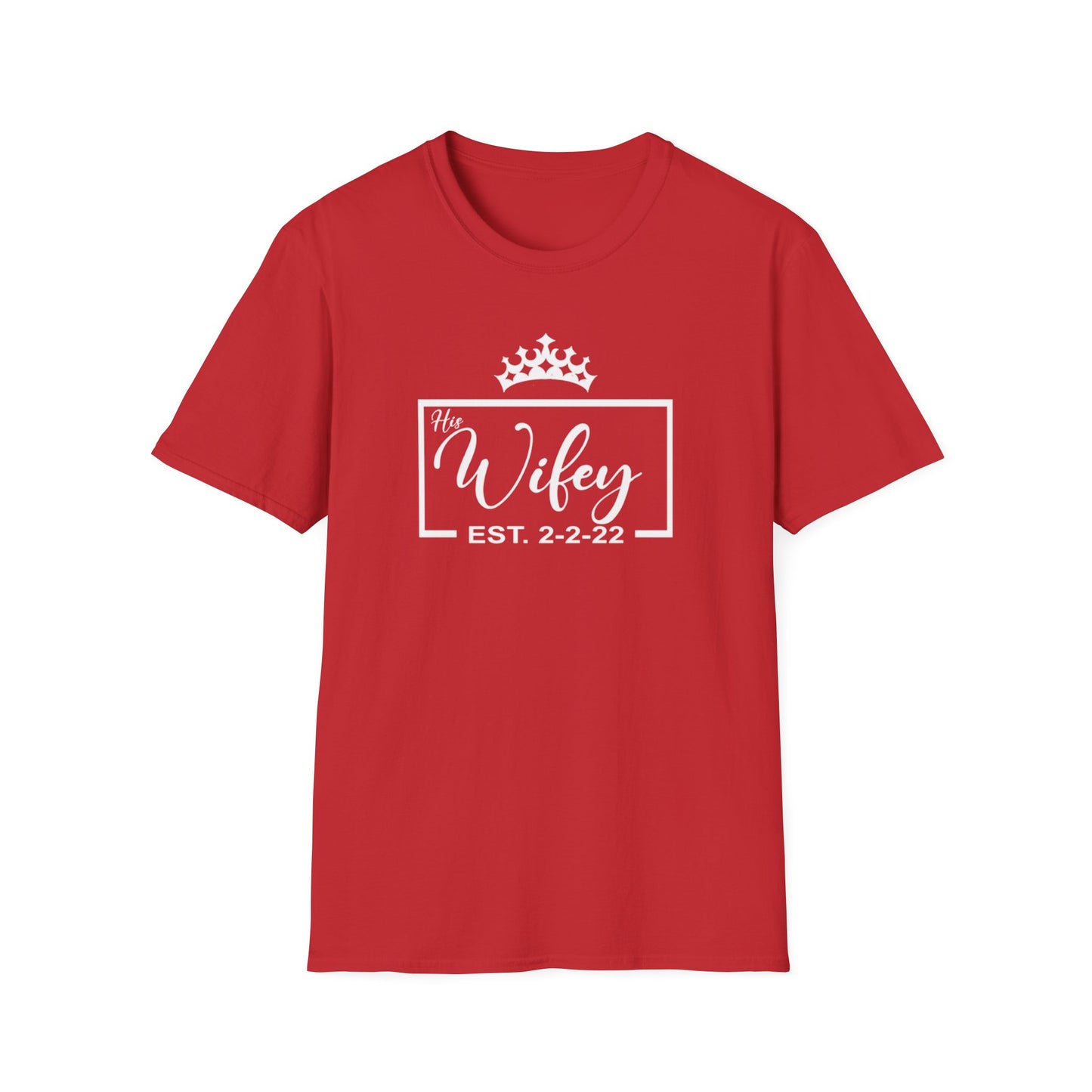 Hubby/Wifey Customizable Anniversary Crown T-Shirt