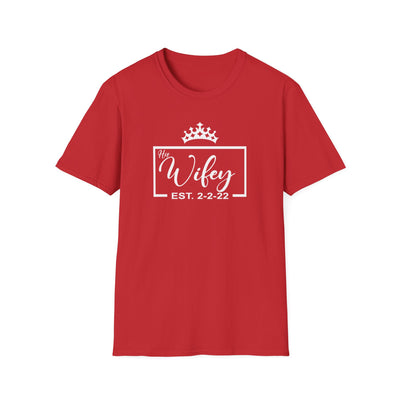 Hubby/Wifey Customizable Anniversary Crown T-Shirt