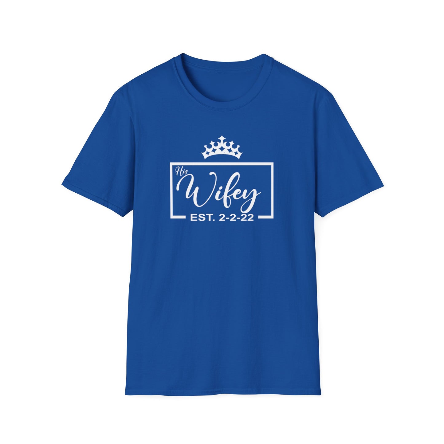Hubby/Wifey Customizable Anniversary Crown T-Shirt
