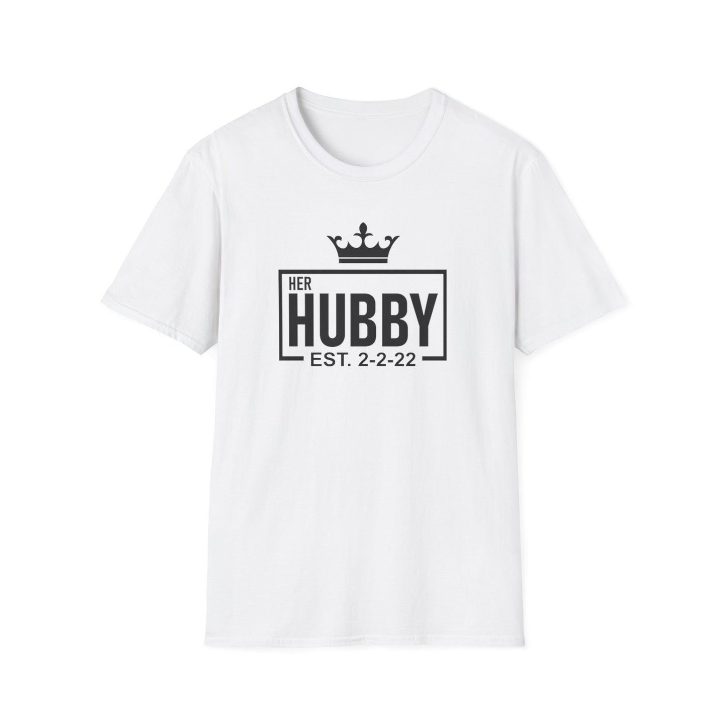Hubby/Wifey Customizable Anniversary Crown T-Shirt