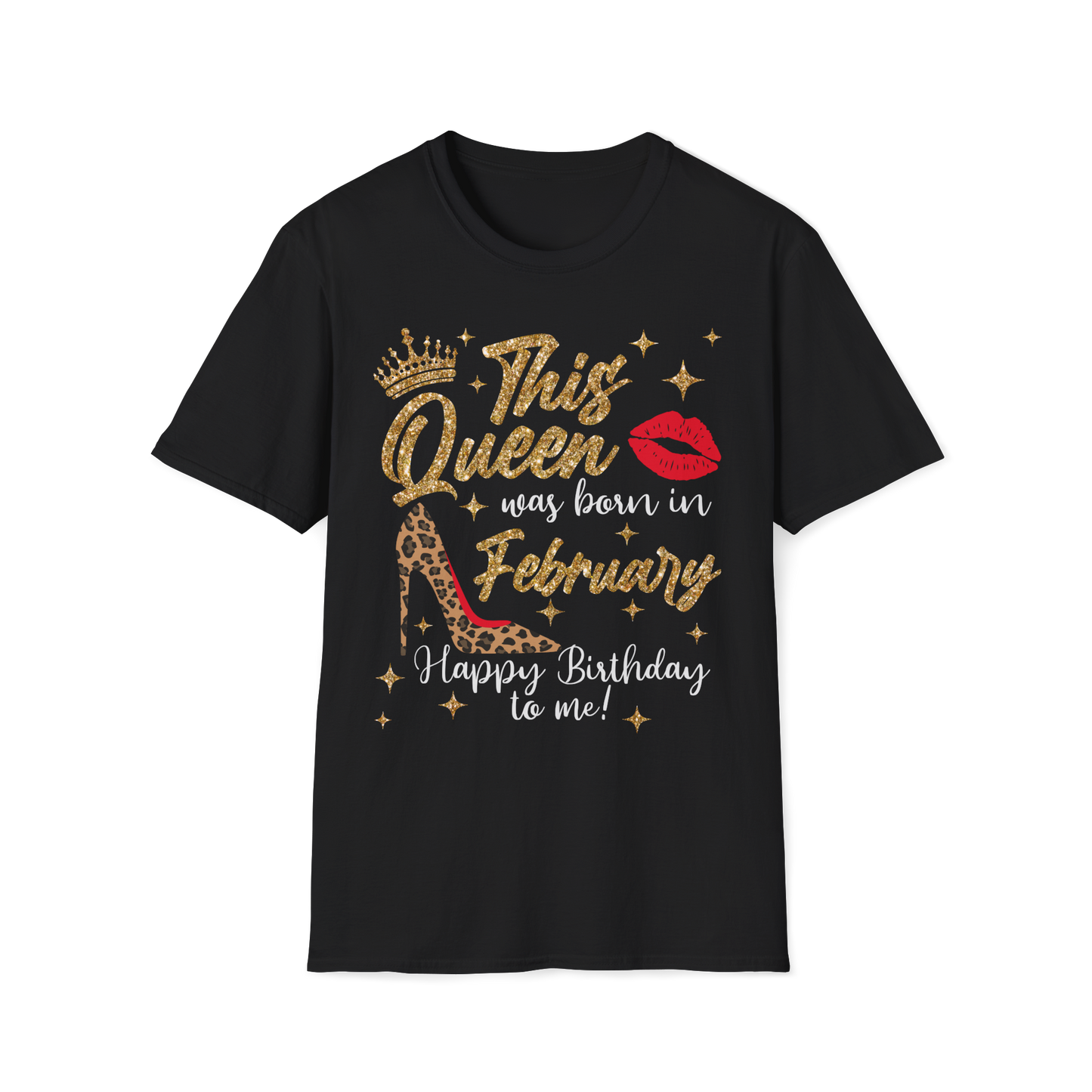 This Queen Was Born In February Birthday Shirt