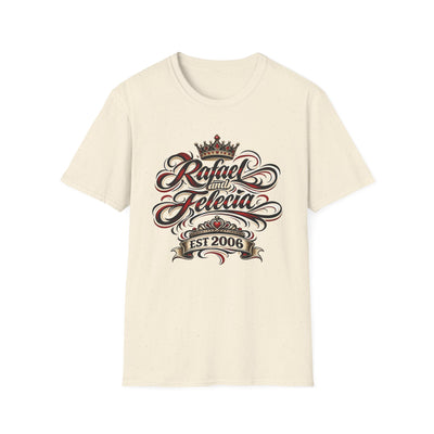 Custom Couples Name Shirt | Personalized King & Queen Crown Tee | Anniversary Gift