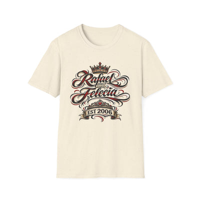 Custom Couples Name Shirt | Personalized King & Queen Crown Tee | Anniversary Gift