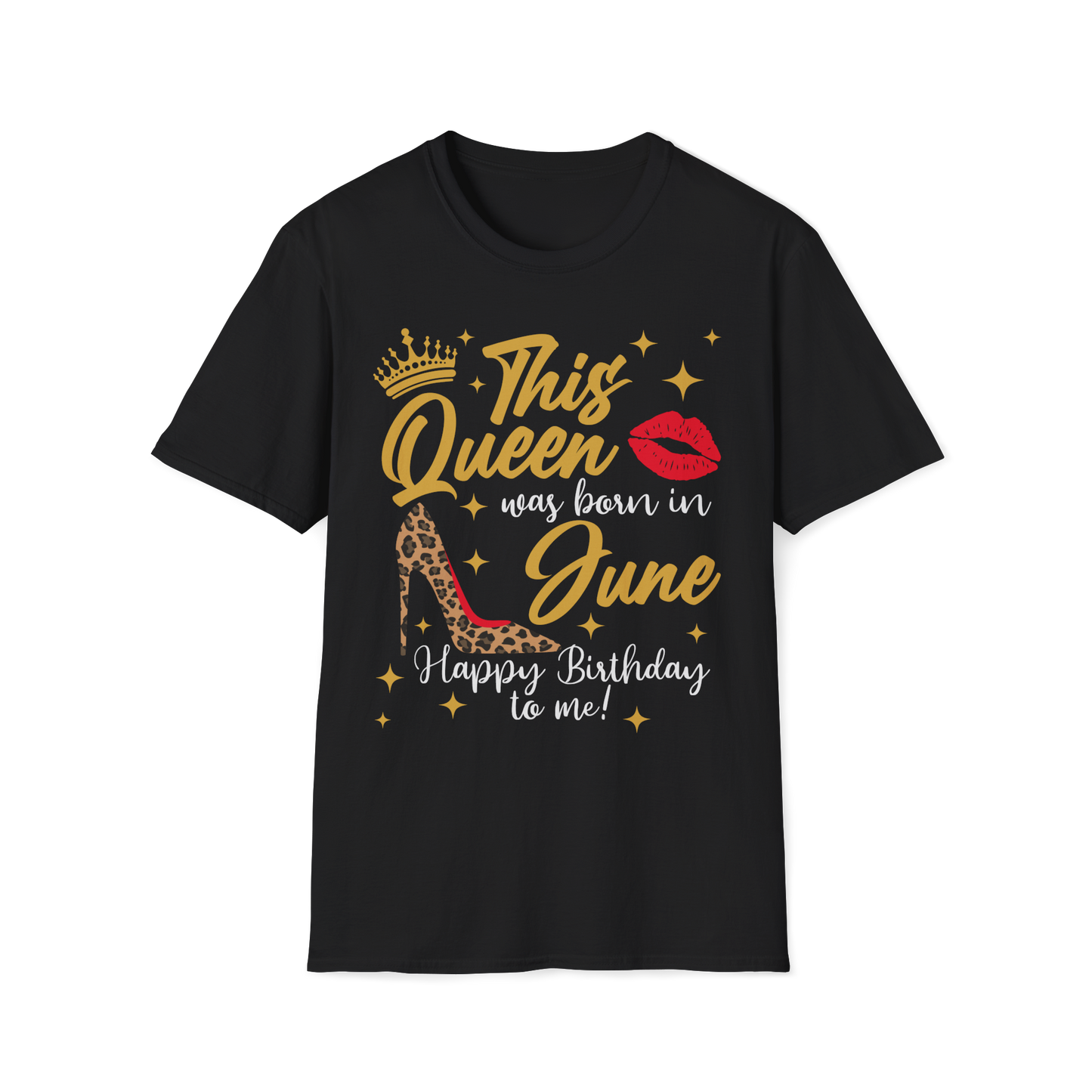 This Queen Was Born In June Birthday Shirt