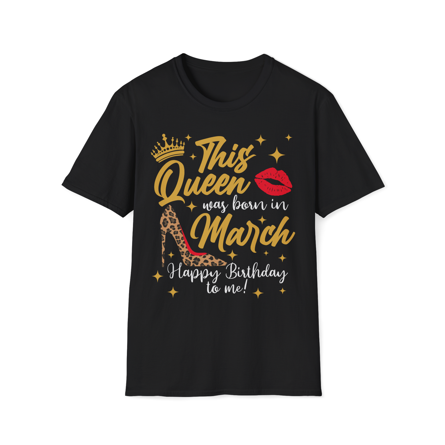 This Queen Was Born In March Birthday Shirt
