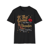 This Queen Was Born In November Birthday Shirt